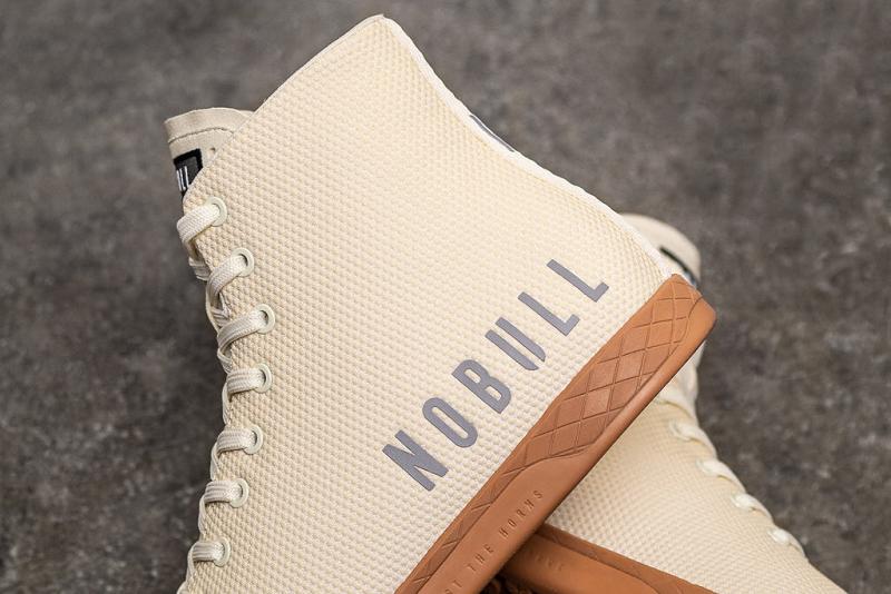 Beige Nobull High-Top Ivory Women's Trainers | CA A1859H